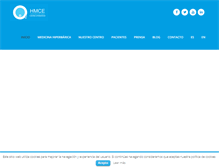 Tablet Screenshot of centrohiperbarico.com